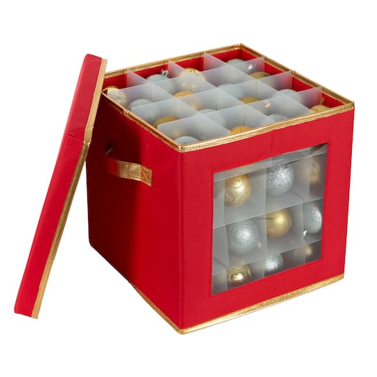 Simplify Small Ornament Storage Box with See-Through Window